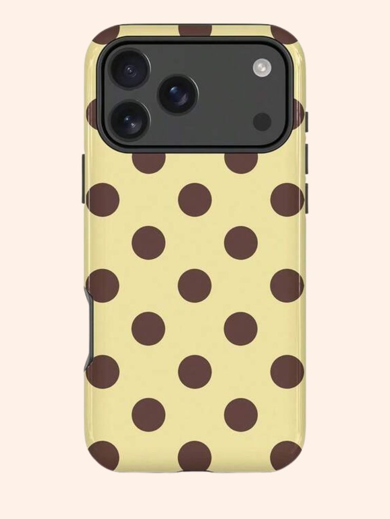 Funda Yellow Mocca Dot